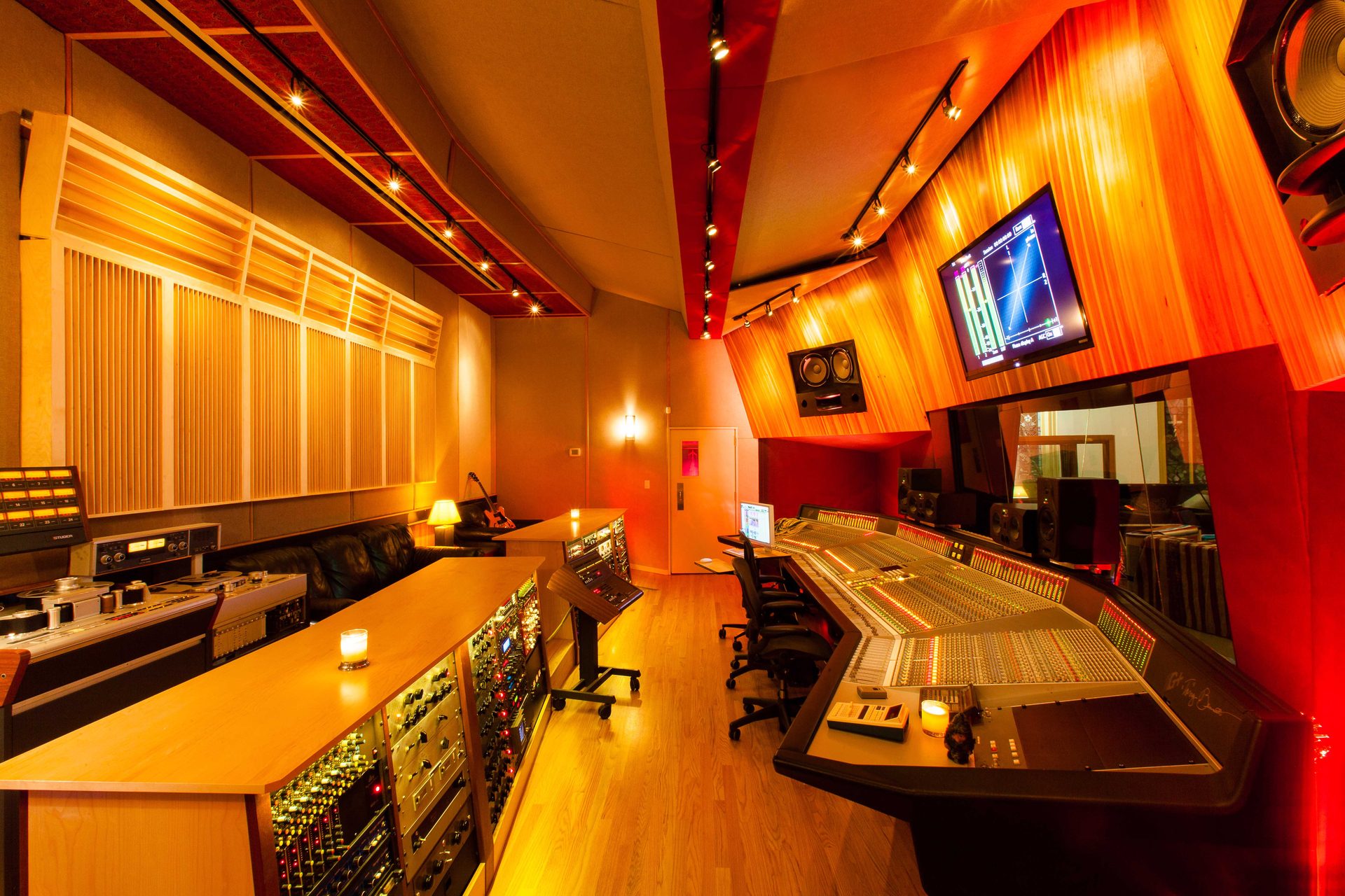 Pilot Recording Studios control room
